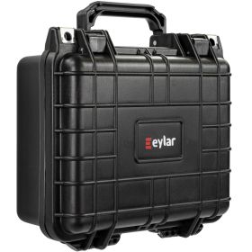 Compact Tall 16.93 Protective Gear Case Water and Shock Resistant w/ Foam Black by Eylar 