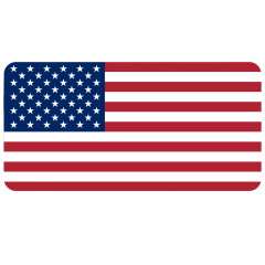 Eylar American Flag Full Color UV Printed Adhesive Plate