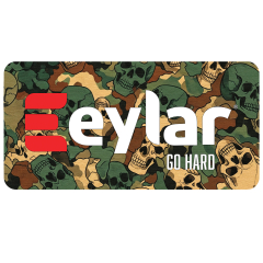 Eylar Skull Camo UV Printed Adhesive Plate