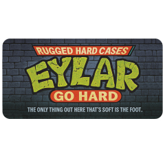 Eylar Go Hard Ninja UV Printed Adhesive Plate