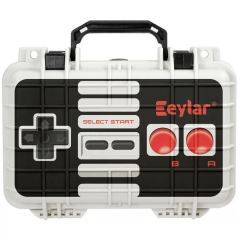 Eylar Retro Controller UV Print Compact 11.6 Inch handheld Console Travel Hard Case for Equipment Tools & Cameras Lightweight Durable Design with Foam Fits Switch and Accessories  