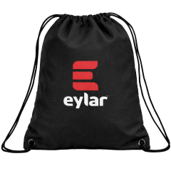 Eylar 13.5" Nylon Drawstring Gym Bag