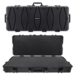 48" Stacker Series Deep Wide Roller Bow, Rifle, and Gear Case with Foam