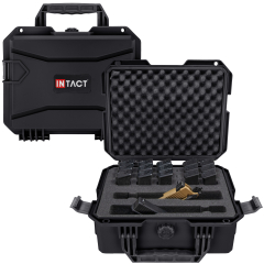 Eylar 13.8" Intact Series Compact Hard Camera Case, Stacker Design with 2 Gun / 15 Mag Foam Insert