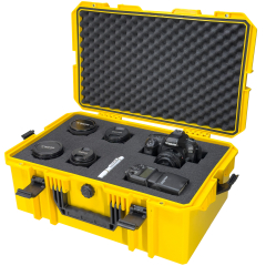 Eylar 21.6" Intact Series Carry-On Hard Camera Case, Lightweight and Durable Stacker Design with Foam