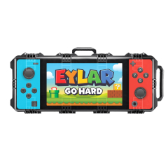 40 Inch Intact Premium Series Custom Handheld Gaming Console UV Printed Hard Rolling Rifle Case