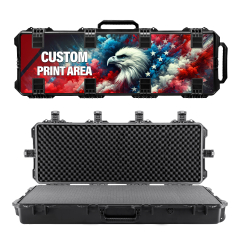 47 Inch Intact Premium Series Custom UV Printed Hard Rolling Rifle Case