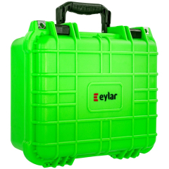 13.37" Standard Hard Gun Case with Foam - Neon Green