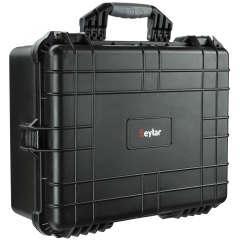 Eylar 20.62" Waterproof, Dustproof, Shockproof Large Gear Hard Case with Custom Foam - Black