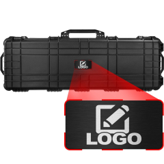 48" Custom Laser-Engraved Roller Rifle Hard Case