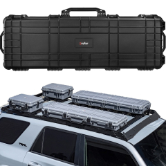 44" Overland Rugged Low Profile Storage Rack Hard Shell Cargo Case