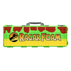 44" Hard Roller Rifle Case w/ Prehistoric RAGAR Foam UV Print and RAGAR 41.75" Foam Insert