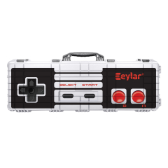 44" Hard Roller Rifle Case w/ Retro Controller UV Print and RAGAR 41.75" Foam Insert