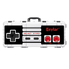 38" Hard Roller Rifle Case w/ Retro Controller UV Print and RAGAR 35.75" Foam Insert