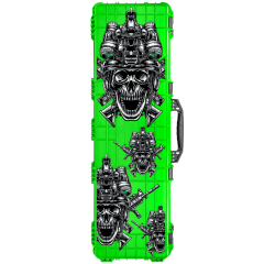 Tactical Skull Hard Roller Rifle Case and RAGAR Foam Insert