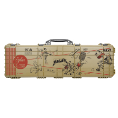 53" Hard Roller Rifle Case w/ Folder Graffiti UV Print and RAGAR 35.75" Foam Insert