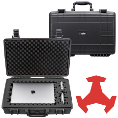 Eylar 20” Hard Laptop Case Equipped with RAGAR Reconfigurable & Reusable XP Crosslinked Foam Insert, Waterproof, Shockproof for Equipment, Drones, and Cameras (1 RAGAR Layer)