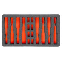 Eylar 20" Large Hard Case 8 Gun & 8 Mag. Custom Made Foam Set Only