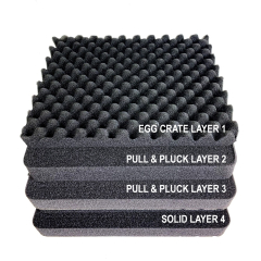 Eylar SA00001 13.37" Standard Hard Case 4-Piece Replacement Foam Set Only