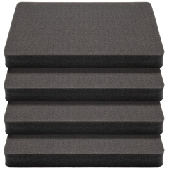 4 Piece Eylar 17.75" x 12.5" Gear Case SA00002 Replacement Pull and Pluck Customizable Foam Inserts