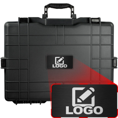Large 22" Hard Case for Cameras, Tools, Laptops with Logo Engraving