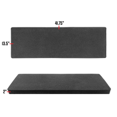 Eylar 41.75" x 13.5" Rifle Case SA00008 Replacement Pull and Pluck Customizable Foam Insert, 1 Piece