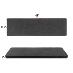 Eylar 46" x 13.5" Rifle Case SA000014 Replacement Pull and Pluck Customizable Foam Insert, 1 Piece