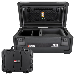 Eylar SRX 90 Liter Cargo Case and 18" Intact Hard Gear Case Combo