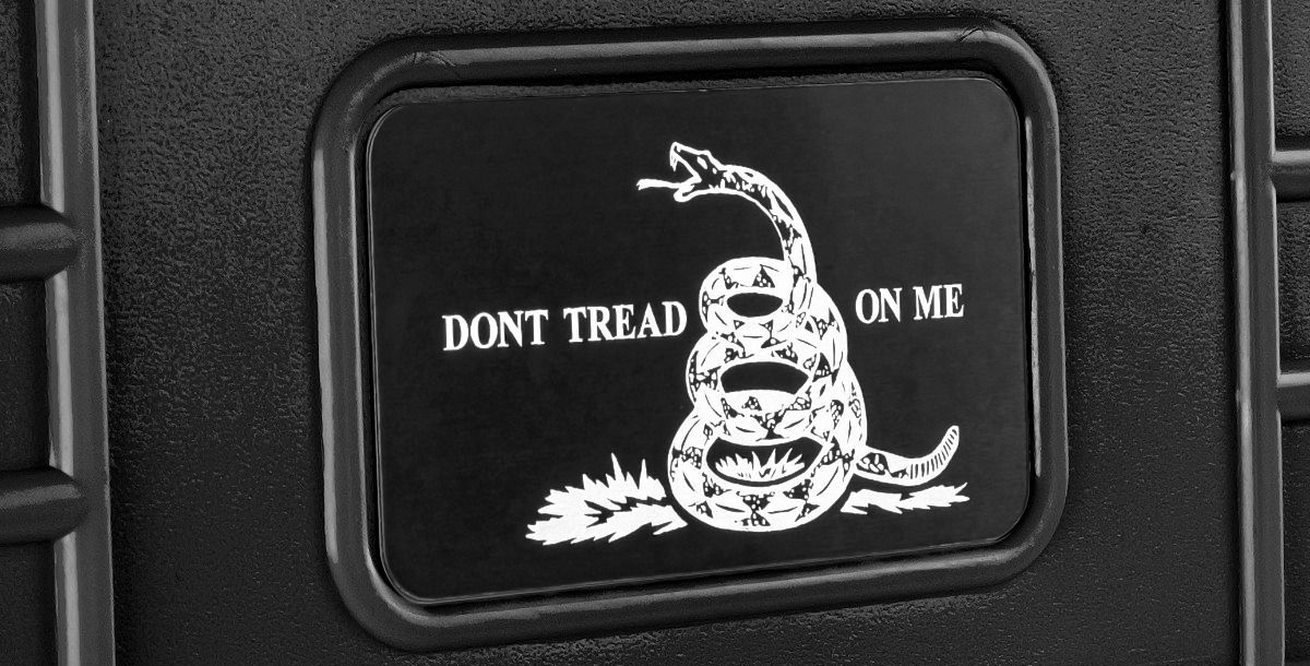 Eylar’s Gadsden Flag Series of Hard Rifle Cases