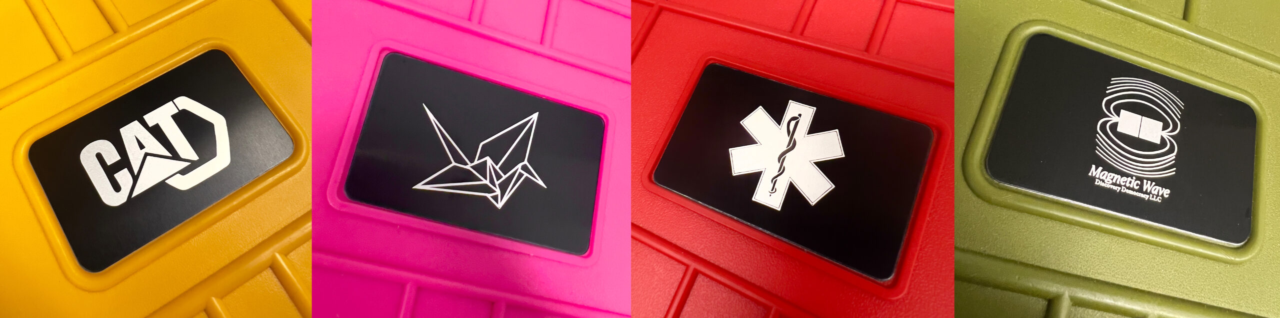 Custom Laser Engraved Tags for Eylar Hard Cases